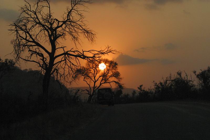Zonsondergang 
(Kruger Park 2007-09)