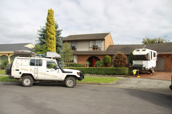 Kamperen op de oprit