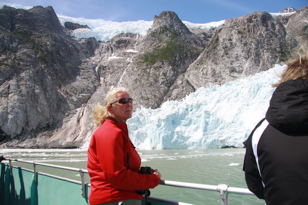 Magda juli 2014 Northwestern Glacier (Seward Alaska, USA) 
Northwest Glacier op de achtergrond, paar keer grote brokken ijs zien en horen afbreken
