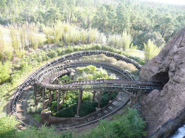 Expedition Everest
Deel van de baan van boven gezien