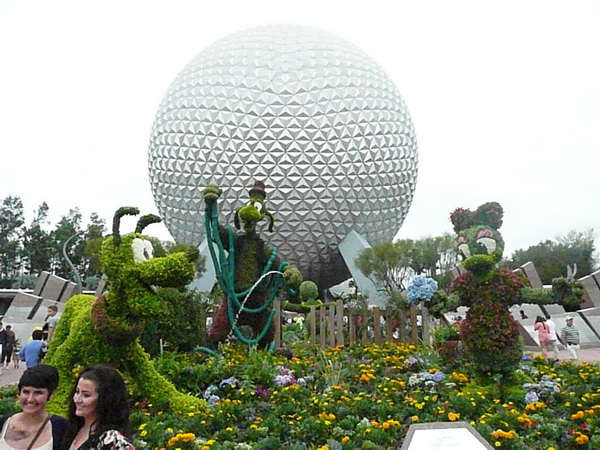 De wereldbol bij Epcot