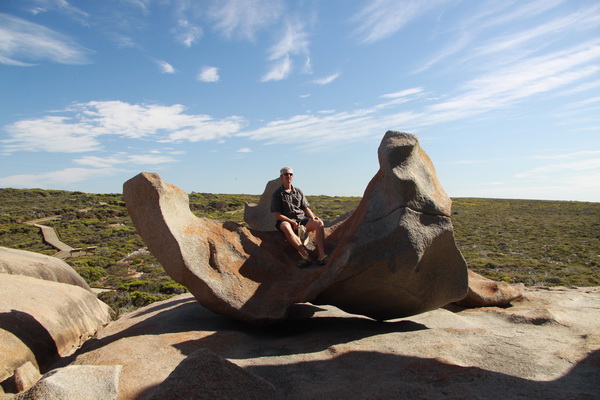 Fred december 2015 - Remarkable Rocks (Kangaroo Island, Zuid Australie, Australie)