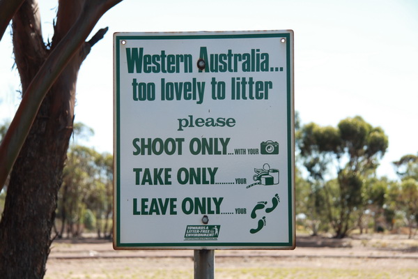 Western Australia te mooi om te bevuilen.