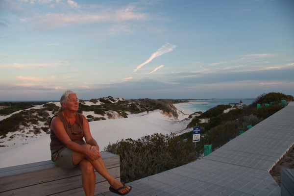Magda april 2016 - Sandy Cape
Zonsondergang op het uitkijkduin