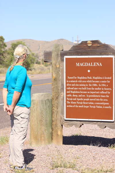 Magda september 2016 - Magdalena (New Mexico, USA)
Historie Magdalena
