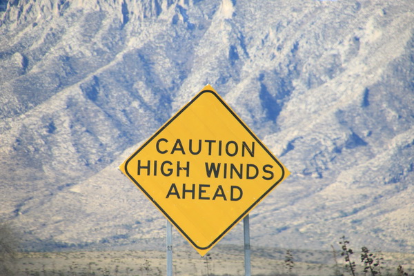 Waarschuwing voor windstoten