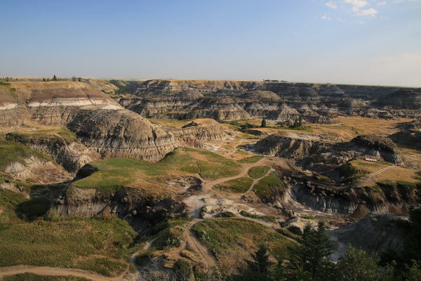 Horseshoe Canyon, oosterlijk van Drumheller