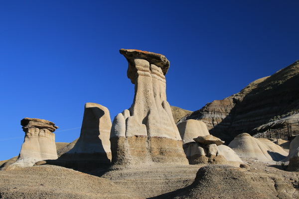 De Hoodoos, zuidelijk van Drumheller