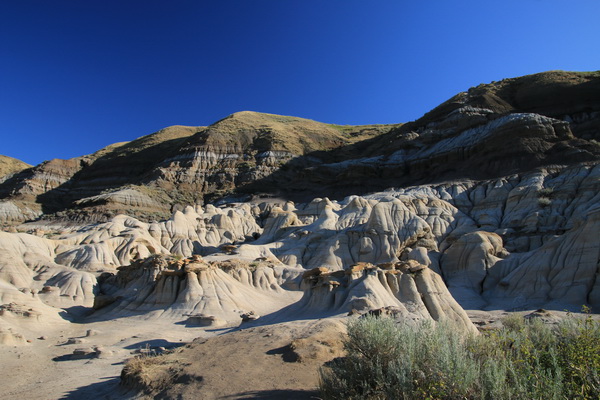 De Hoodoos, zuidelijk van Drumheller