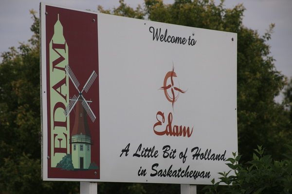 Edam in Saskatchewan, Canada