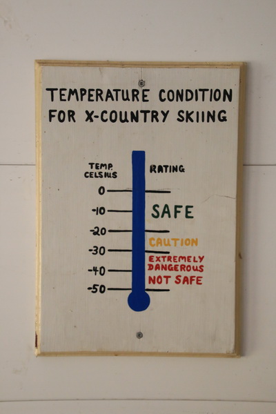X-Country ski temperatuur condities