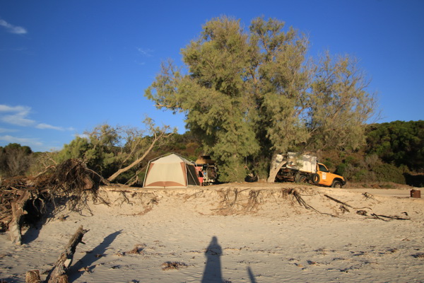 Ons plekje aan het strandje