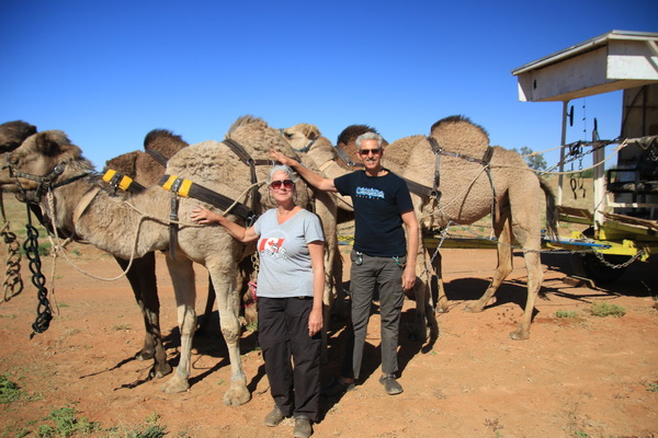 Magda en Fred augustus 2019 - Kameel en wagen al 96 dagen onderweg (Diamantina NP, QLD, AUS)