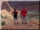Magda en Fred - 2010: Uitzicht over een krater in Canyonlands NP