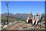 Magda en Fred - maart 2011 Wandeling in Flinders Ranges NP