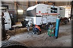 Een hoeksteun van de caravan op het chassis was in de hoek gebroken.
Weer keurig gelast
