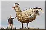 Fred juli 2014 Chicken (Alaska, USA) 
Bij een hele grote kip in dit piepkleine plaatsje in noordoost Alaska