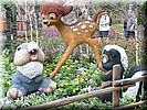 Hele mooie planten en bloemen sculpturen als onderdeel van het Flower and Garden festival