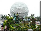 De wereldbol bij Epcot