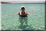 Magda december 2015 - September Beach, Lincoln NP (Eyre Peninsula, Zuid Australie, Australie)
Oudjaarsdag, 38 graden en schitterend helder koud zeewater