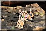 Lida, Joost, Magda en Fred juni 2016 - Charnley River (Kimberley)
Groepsfoto in Grevillea Gorge