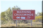 Waarschuwing: Crosswinds