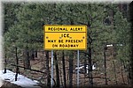 Regionale waarschuwing, kans op ijs op de weg