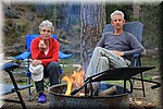 Corrie en Fred april 2017 - Yosemite NP (Californie, USA)
Bij een kampvuurtje op de Wawona camping