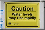 Waarschuwing; Waterniveau kan snel stijgen