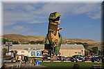 Een giga Dino bij het informatie centrum