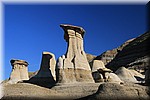 De Hoodoos, zuidelijk van Drumheller