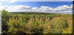 Begin van de herfstkleuren vanaf de ‘Height of Land Tower’ 