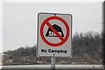 Verboden te kamperen