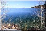 Heel helder water in Lake Superior