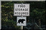 Voedsel wegbergen verplicht (beren)